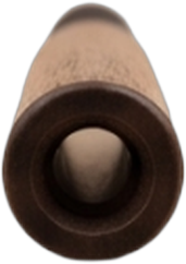 Hale stick end-on view